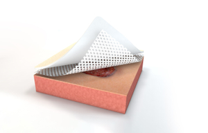 Capa de contacto de silicona estéril aprobada por la FDA para heridas